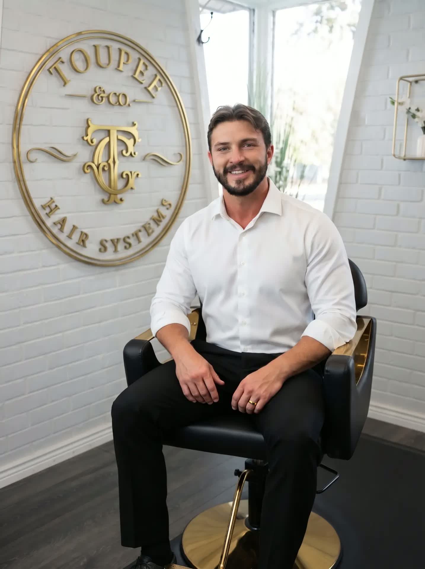 John Scott, owner and master stylist of Toupee & Co.